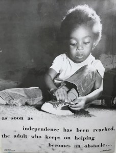 Montessori independence poster